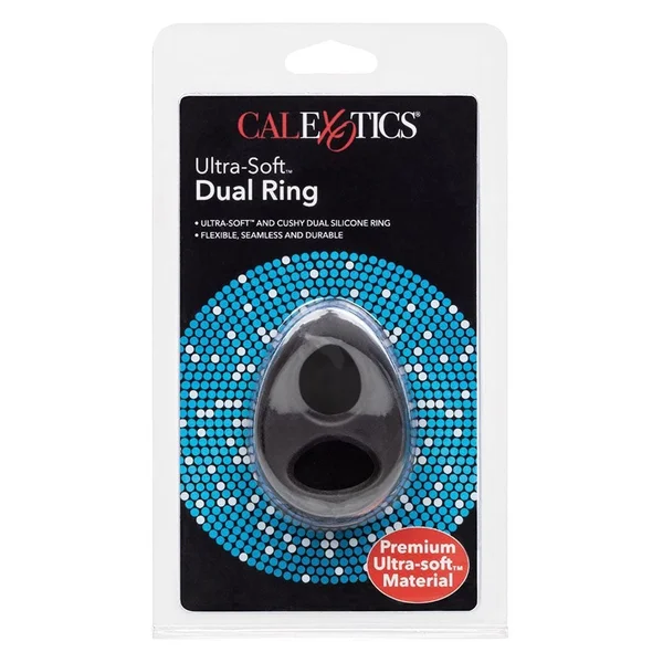 Ultra Soft Tear Drop Silicone Dual Cock & Ball Ring by Cal Exotics — image 9 of 10