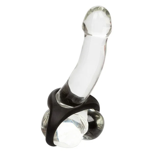 Ultra Soft Tear Drop Silicone Dual Cock & Ball Ring by Cal Exotics — image 3 of 10