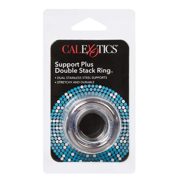 Clear Support Plus Double Stack Cock Ring by Cal Exotics — image 6 of 7
