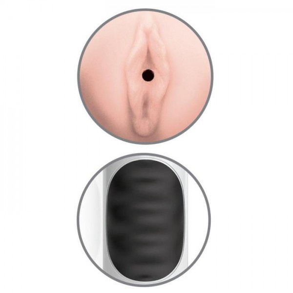 Mega Grip Squeezable Vibrating Pussy Stroker