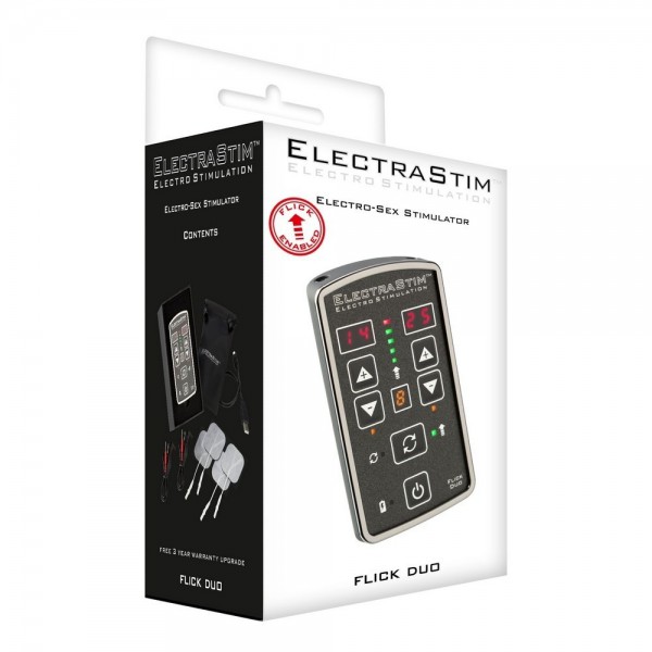 ElectraStim EM80-E Flick Duo Dual Channel Rechargeable Electro Sex Kit