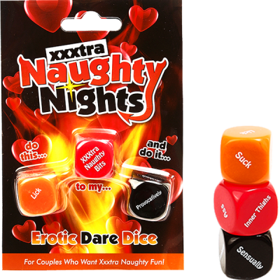 Xxxtra Naughty Nights Dice Couples Raunchy Fun Game