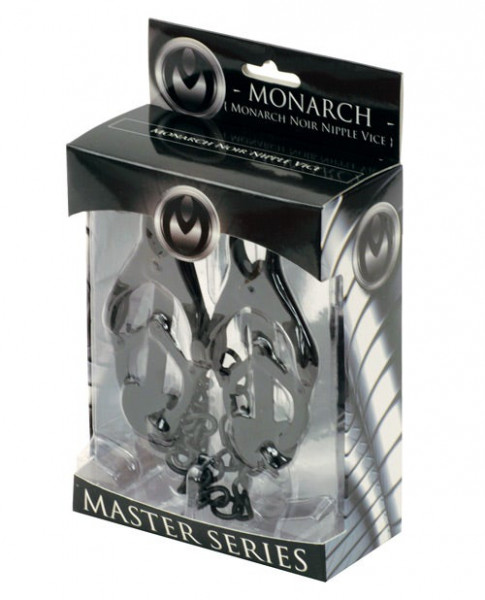 Master Series Master Series Monarch Noir Nipple Clamps