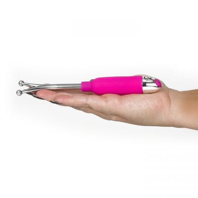 Deluxe Metal 7 Function Dual Nipple and Clitoral Vibrator