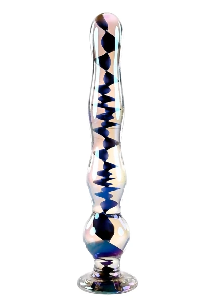 Playboy Pleasure Jewels Wand Glass Dildo