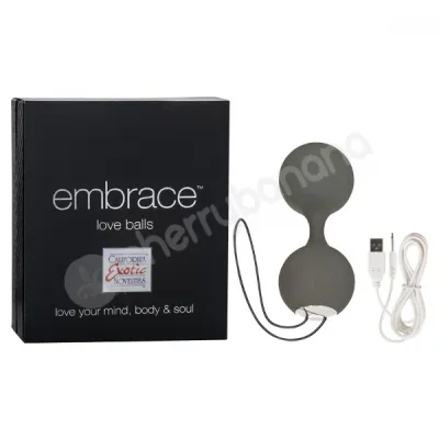 Embrace Grey Vibrating Love Balls