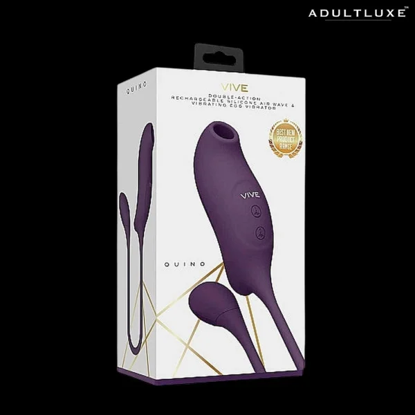 Vive Quino Air Wave Vibrating Egg Vibrator