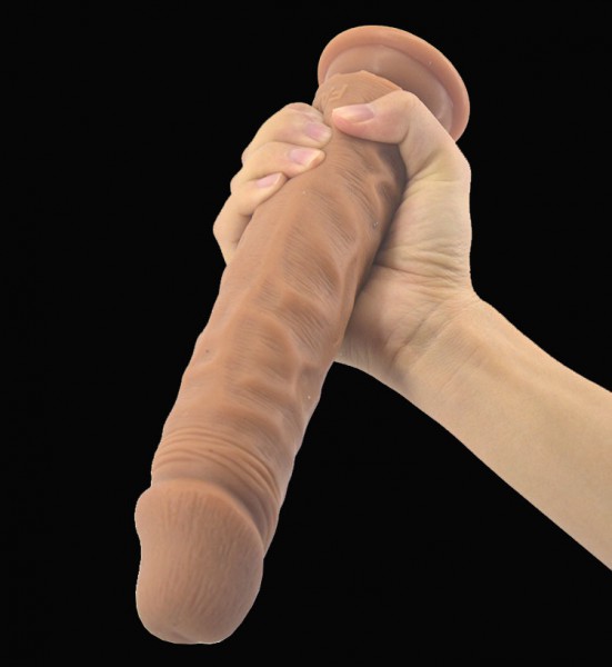10'' Double Layer Skin Dildo