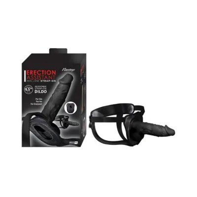 Erection Assistant Hollow Strap on 9 5 In Black