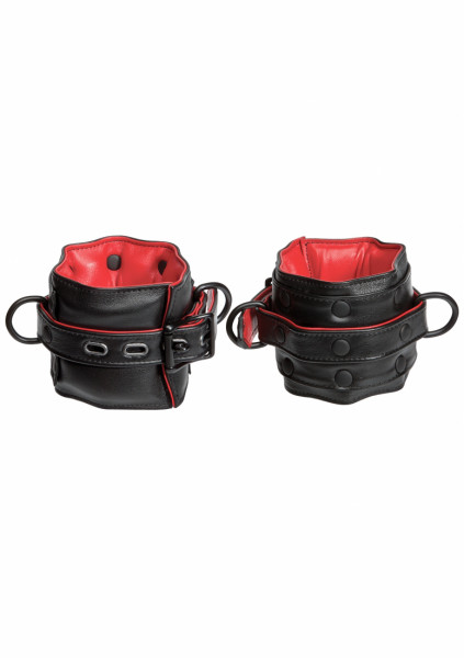 Leather Wrist Restraints - Bondage Cuff Set