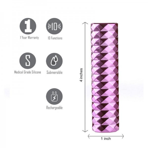 Maia Roxie Crystal Gem Lipstick Vibrator