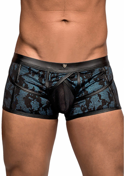 Strappy Short - Blue/Black - Hot Male Lingerie