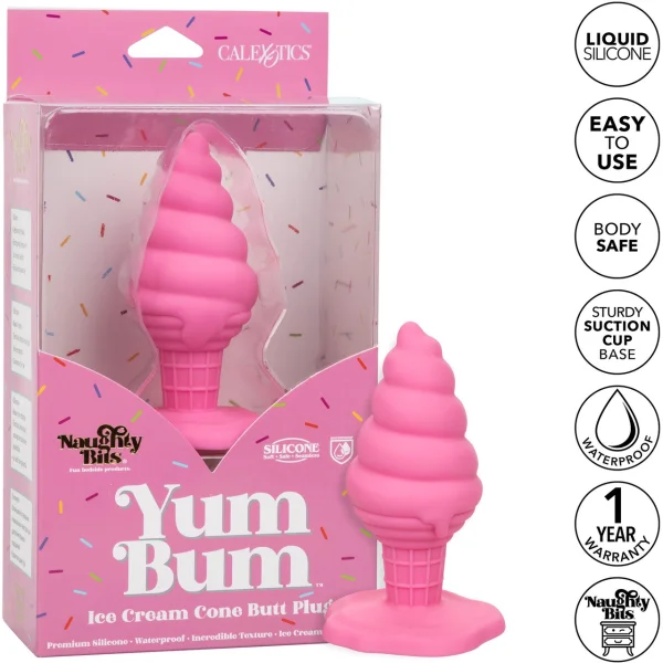 Naughty Bits - Yum Bum - Ice Cream Cone Butt Plug