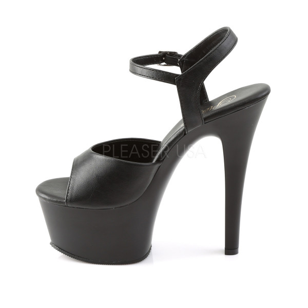 6 inches Heel, 2 1/4 inches PF Vegan Friendly Ankle Strap Sandal — image 15 of 25