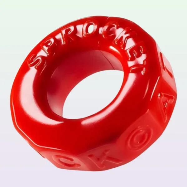 Atomic Jock 'Sprocket' Cock Ring - Red — image 4 of 11