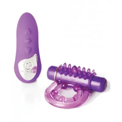 Sensuelle Remote Control Bullet Ring Purple