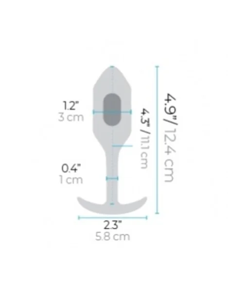 b-Vibe Vibrating Snug Plug 2 - Medium — image 11 of 21