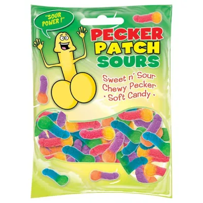 Pecker Patch Sours Sweet n Sour Chewy Pecker Soft Candy