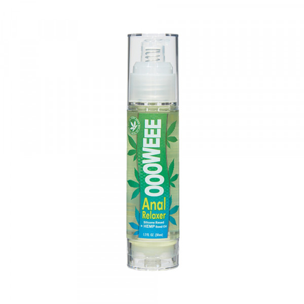 Ooowee Anal Relaxing Silicone Lubricant With Hemp Seed Oil 1.7 Oz Bottle