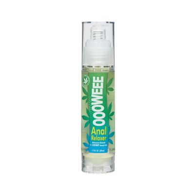 Ooowee Anal Relaxing Silicone Lubricant With Hemp Seed Oil 1 7 Oz Bottle