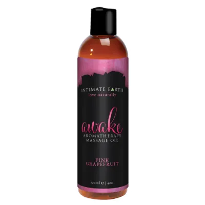 Intimate Earth Awake Pink Grapefruit Massage Oil