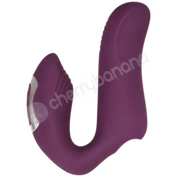 Evolved Helping Hand Purple Dual Finger Stimulation Vibrator