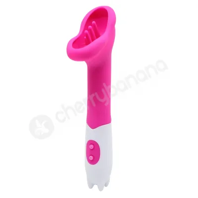 Cherry Banana Pink 10 Speed Fluttering Vulva Vibrator