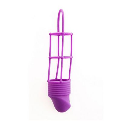 Ribbed Cockcage Purple