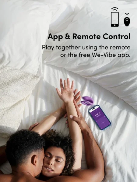 We-Vibe Sync O Remote and App Controlled Rechargeable Couple's Vibrator