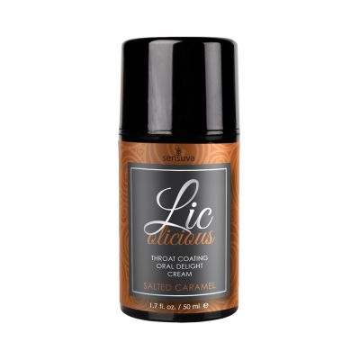 Lic o licious Salted Caramel Oral Delight Cream 1 7oz Bottle