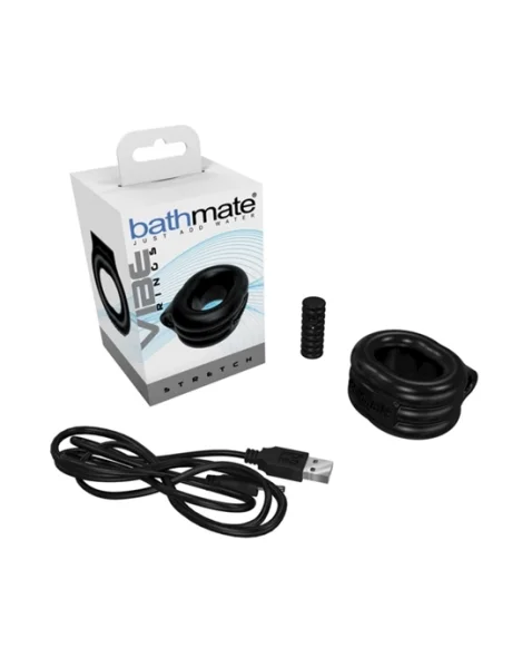 Bathmate Rechargeable Vibe Ring Stretch - Black