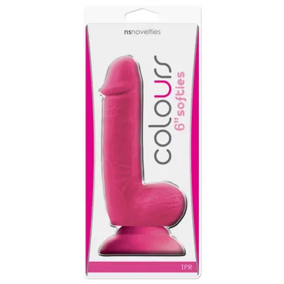 Colours Softies 6 Inch Dildo Pink 6 Inch
