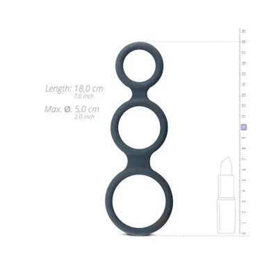 Boners Triple Ring Grey