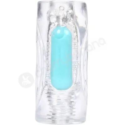 Maia Aster Clear Vibrating Masturbation Stroker Sleeve