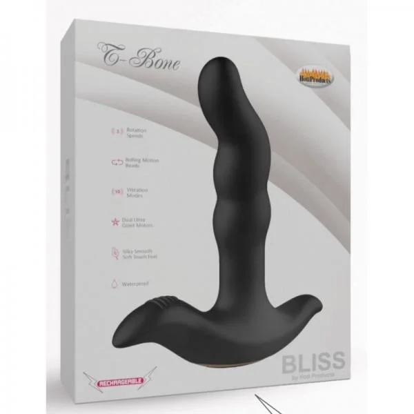 T-Bone Tushy Pleasure Black Prostate Massager