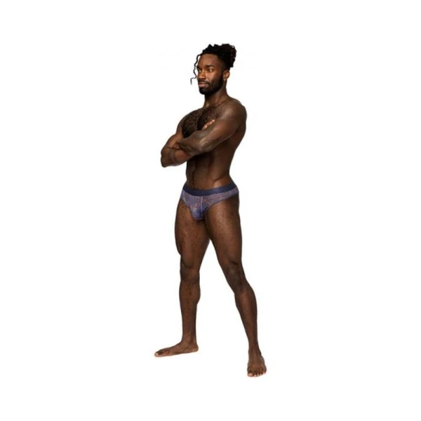 Women's Lingerie: Male Power Sheer Prints Sheer Thong Spatter L/xl