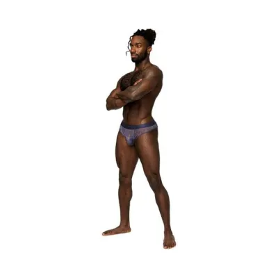 Women s Lingerie Male Power Sheer Prints Sheer Thong Spatter L xl