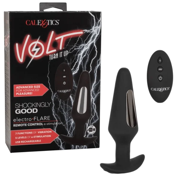 Wireless Electro-Stimulation Silicone Butt Plug
