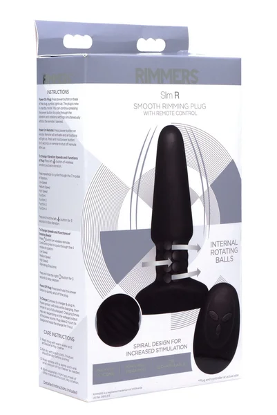 Slim R Smooth Rimming Plug With Remote Control — image 20 of 21