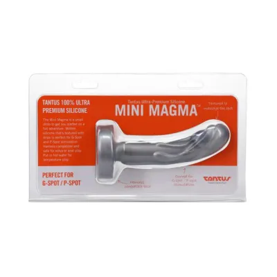 Realistic Dildos Tantus Mini Magma 5 In Fantasy Dildo Firm Silver