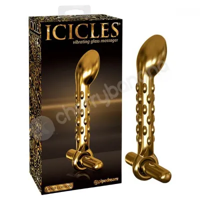 Icicles Gold Edition 7 Vibrating Dildo