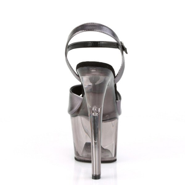 7 inches Heel, 2 3/4 inches Tinted Platform Ankle Strap Sandal — image 16 of 25