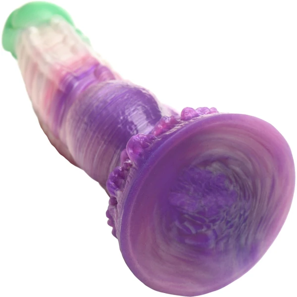 Aqua Phoenix 8.5" Silicone Suction Cup Dildo By Creature Cocks