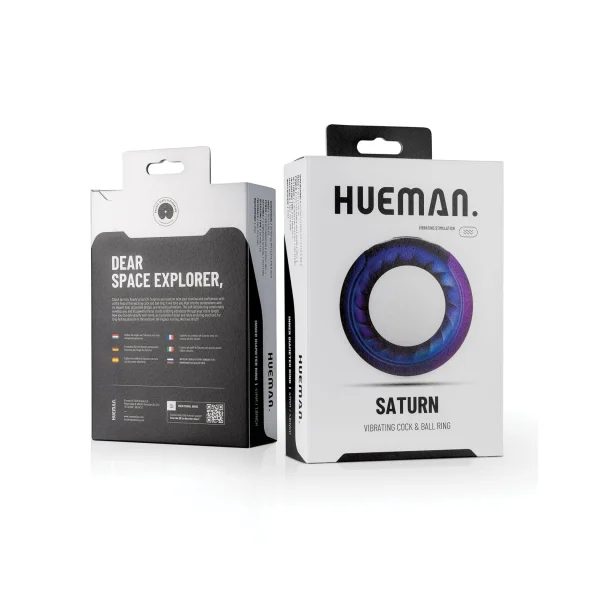 Hueman Saturn Vibrating Cock & Ball Ring