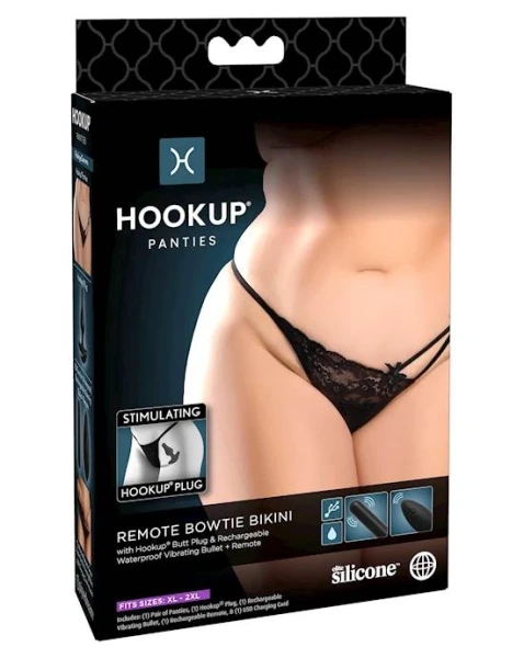 Vibrating Butt Plug Panties - Os/xl