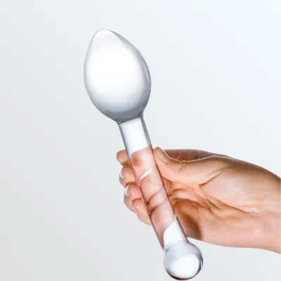 Electric Hustler Lingerie Pure Indulgence Glass Anal Slider Adult Toys For Her