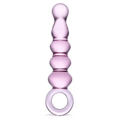 Glas 7 5 inch Quintessence Beaded Glass Anal Slider