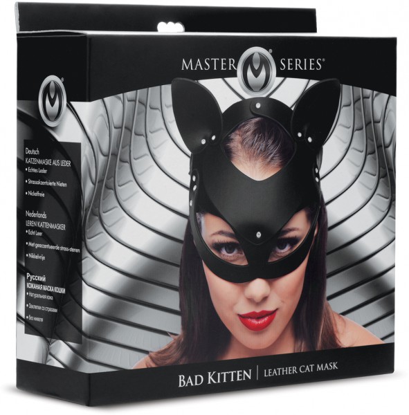 Bad Kitten Leather Cat Mask