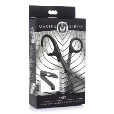 Snip Heavy Duty Bondage Scissors With Clip
