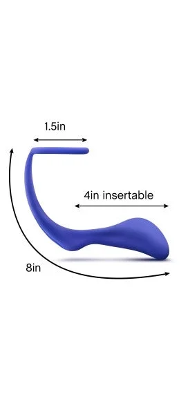 Blush Performance Indigo Cock Ring Plug